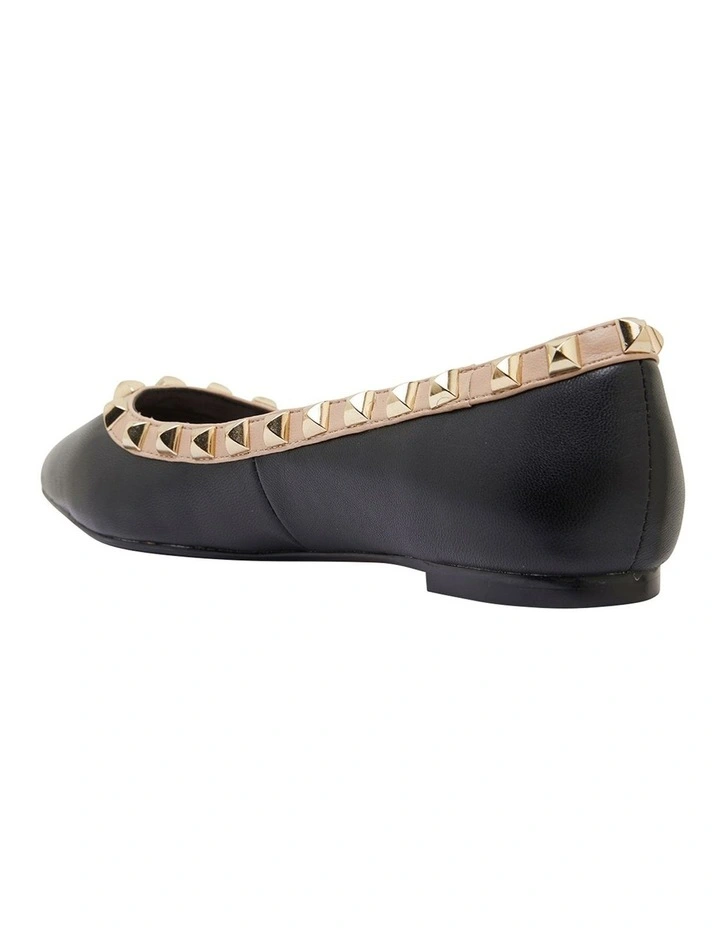 Iggy Black/Nude Kid Flat Shoes 7 Iggy Black/Nude Kid Flat Shoes - Image 7