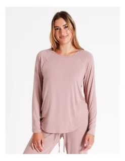 Chloe & Lola Bamboo Top In Dusty Pink -Myer Clothing Shop 813457810 968769820 3 720x928