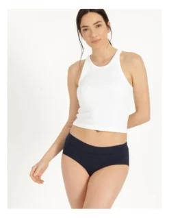 SOHO Organic Cotton Boyleg Brief In Navy