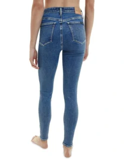 Calvin Klein Jeans High Rise Skinny Jean Denim Medium -Myer Clothing Shop 814239370 4 720x928