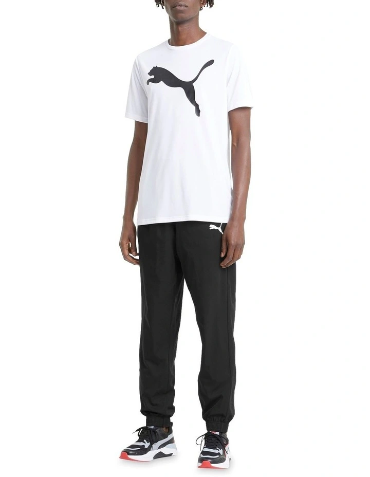 Puma Active Woven Elastic Waistband Pant Black 3 Puma Active Woven Elastic Waistband Pant Black - Image 3