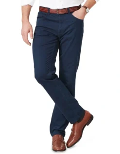 Stretch Bedford Cord Trouser Navy 7 Stretch Bedford Cord Trouser Navy -Myer Clothing Shop 816173560 4 720x928
