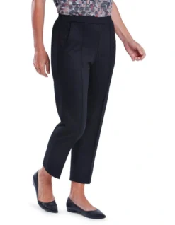 Roma Short Length Pants Black