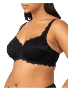 Triumph Essential Lace Balconette Underwired Bra In Black -Myer Clothing Shop 820207540 898162120 3 2 720x928