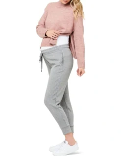 Jade Crop Nursing Knit In Dusty Pink -Myer Clothing Shop 820503730 4 720x928