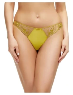 Julie's Roses G-String Chartreuse