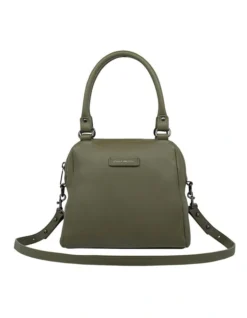 Last Mountains Khaki Double Handle Satchel Bag