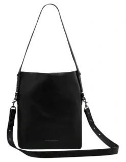 Ready And Willing Black Double Handle Hobo Bag