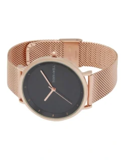 Lunar Mesh Black Rose Stainless Steel Quartz Watch TWM005E 8 Lunar Mesh Black Rose Stainless Steel Quartz Watch TWM005E -Myer Clothing Shop 821923390 4 720x928