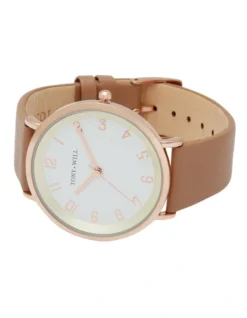 Astral Beige Leather Quartz Watch TWT008E 8 Astral Beige Leather Quartz Watch TWT008E -Myer Clothing Shop 821923750 4 720x928