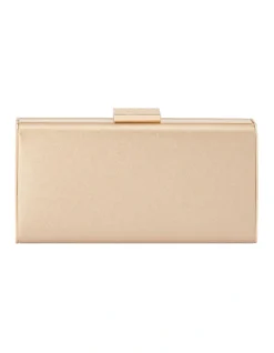 Precious Metallic Champagne Clutch Bag