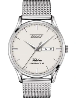 Tissot Heritage Visodate Powermatic 80 T1184301127100 Automatic Watch In Silver