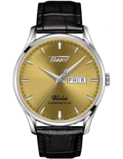 Tissot Heritage Visodate Powermatic 80 T1184301602100 Automatic Watch In Champagne