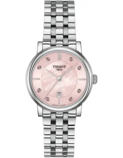 Tissot Carson Premium Lady T1222101115900 Watch In Pink