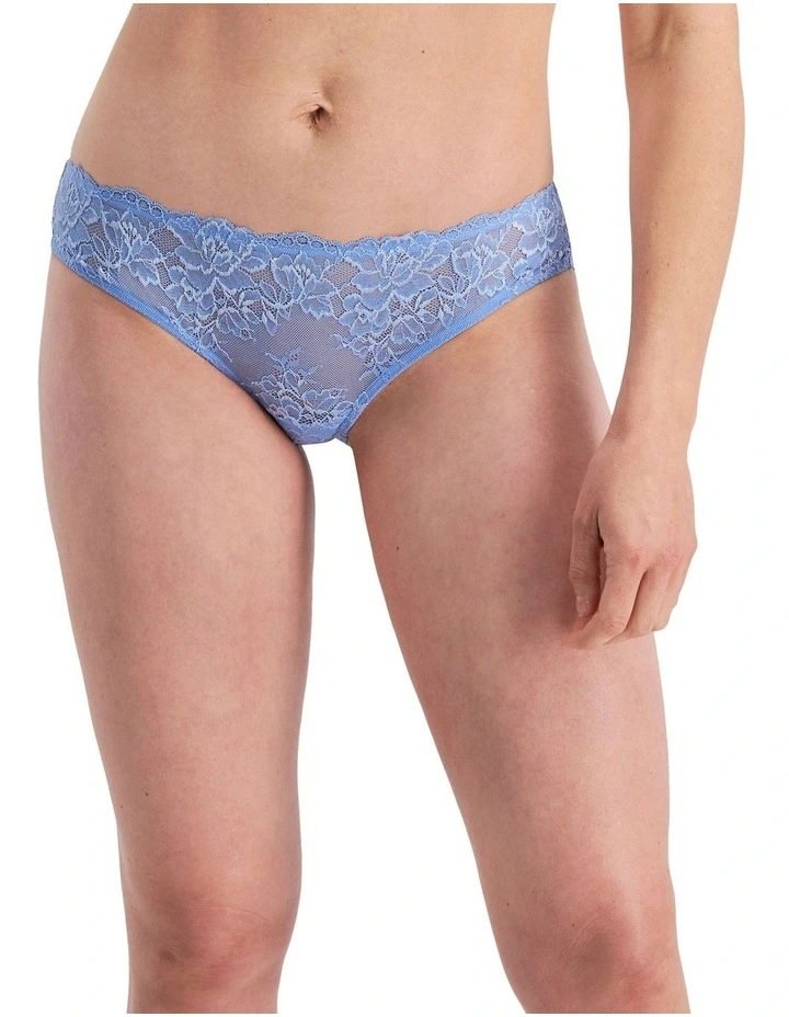 Lace Bikini Brief Cornflower Blue 1 Lace Bikini Brief Cornflower Blue