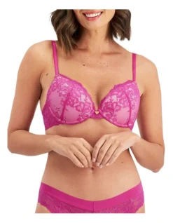 Lace Level 1 Push Up Bra In Fuchsia Shock -Myer Clothing Shop 824611600 939090790 4 720x928