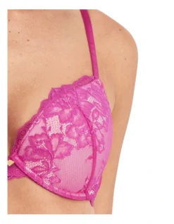 Lace Level 1 Push Up Bra In Fuchsia Shock -Myer Clothing Shop 824611600 939090790 6 720x928