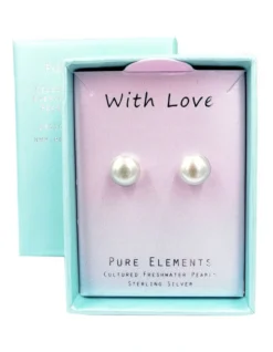 With Love Gift Pearl Stud Earrings -Myer Clothing Shop 826621660 3 1 720x928