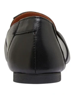Rosco Flat Shoes In Black Leather -Myer Clothing Shop 827503390 5 720x928