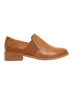 Baron Mid Brown Glove Flat Shoes
