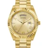 Guess Contental Gold Stainless Steel Watch