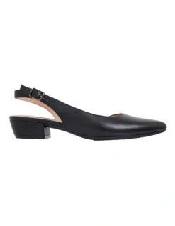 Ramsey Heeled Shoes In Black Leather