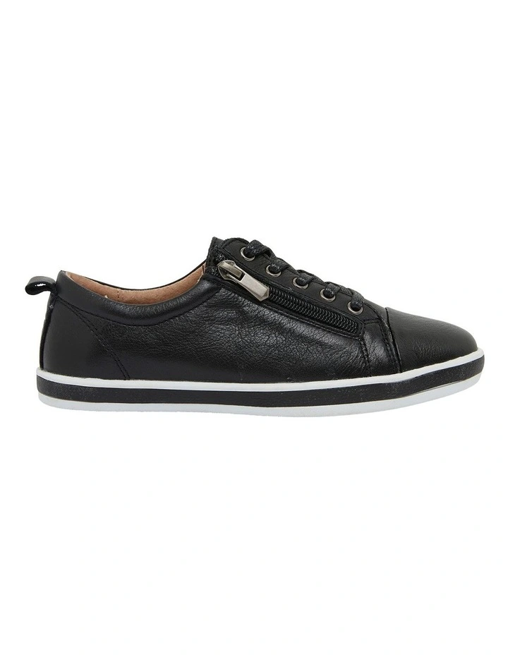 Whisper Sneakers In Black Leather 1 Whisper Sneakers In Black Leather
