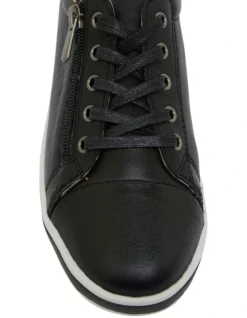 Whisper Sneakers In Black Leather 12 Whisper Sneakers In Black Leather -Myer Clothing Shop 828600940 6 720x928