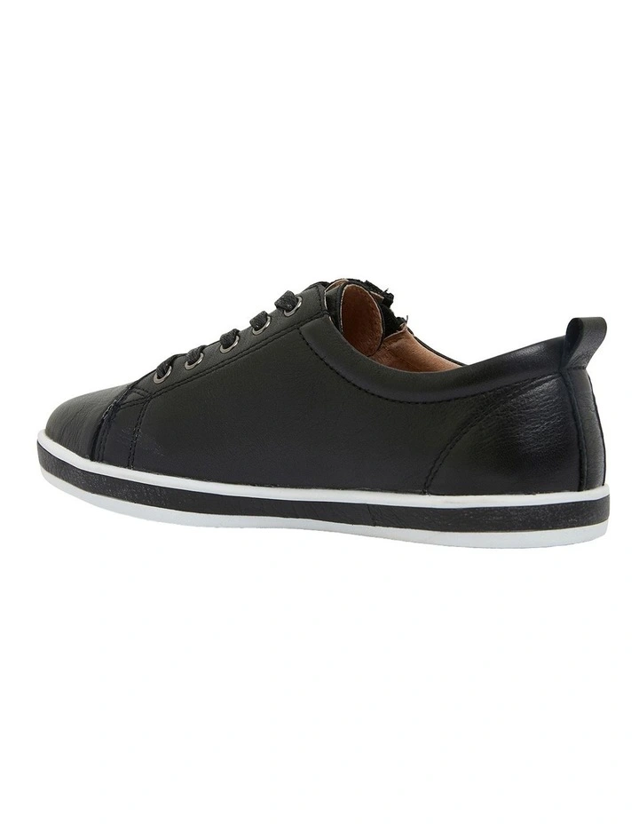 Whisper Sneakers In Black Leather 7 Whisper Sneakers In Black Leather - Image 7