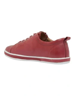 Whisper Sneakers In Red Leather -Myer Clothing Shop 828601030 7 720x928