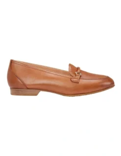 Glebe Cognac Glove Flat Shoes