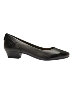 Gatto Black Glove Heeled Shoes
