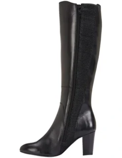Knight Black Hi Shine Boots 9 Knight Black Hi Shine Boots -Myer Clothing Shop 830171350 3 720x928