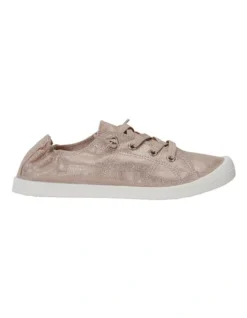 Link Rose Gold Fabric Sneakers