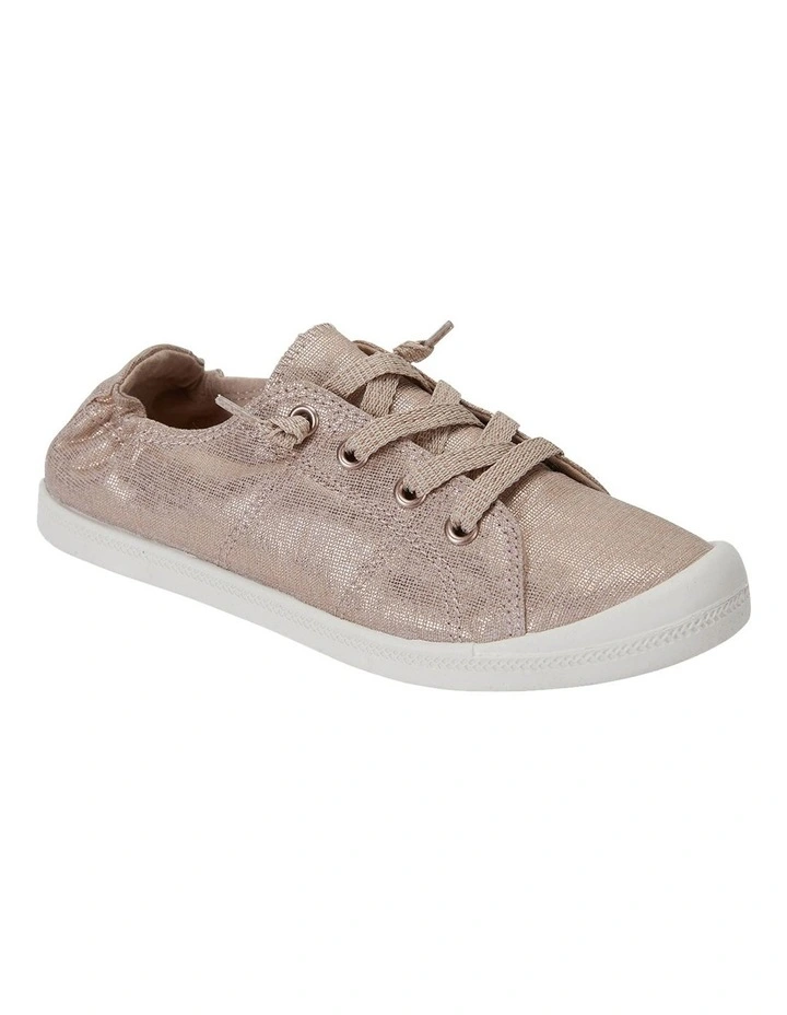 Link Rose Gold Fabric Sneakers 2 Link Rose Gold Fabric Sneakers - Image 2