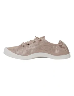 Link Rose Gold Fabric Sneakers 9 Link Rose Gold Fabric Sneakers -Myer Clothing Shop 830283670 3 720x928