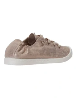 Link Rose Gold Fabric Sneakers 10 Link Rose Gold Fabric Sneakers -Myer Clothing Shop 830283670 4 720x928