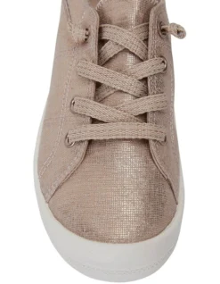 Link Rose Gold Fabric Sneakers 11 Link Rose Gold Fabric Sneakers -Myer Clothing Shop 830283670 5 720x928