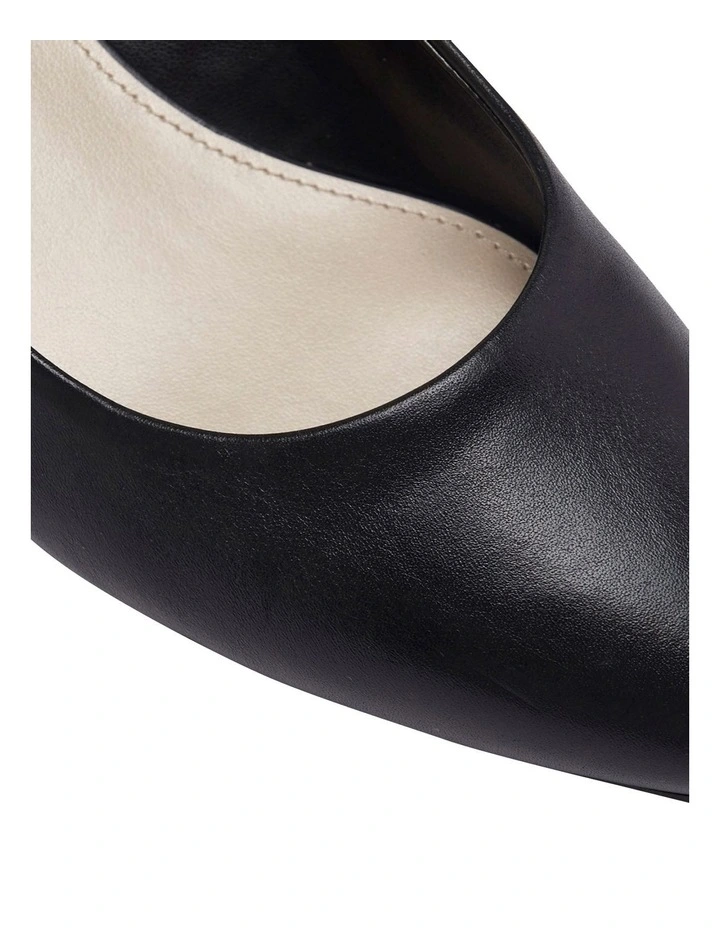 Henry Heeled Shoes In Black Leather 5 Henry Heeled Shoes In Black Leather - Image 5