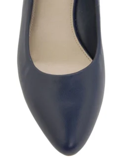Henry Heeled Shoes In Navy Leather -Myer Clothing Shop 830285740 5 720x928