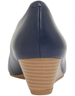 Henry Heeled Shoes In Navy Leather -Myer Clothing Shop 830285740 7 720x928
