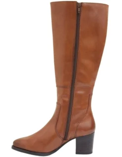 Dictate Mid Brown Glove Boots -Myer Clothing Shop 830286910 3 720x928