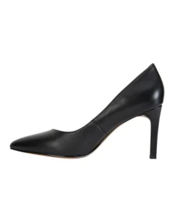 Octavia Heeled Shoes In Black Leather -Myer Clothing Shop 830505700 3 720x928