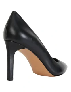 Octavia Heeled Shoes In Black Leather -Myer Clothing Shop 830505700 4 720x928