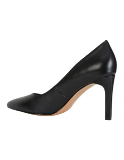 Octavia Heeled Shoes In Black Leather -Myer Clothing Shop 830505700 7 720x928