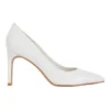 Octavia Heeled Shoes In White Leather