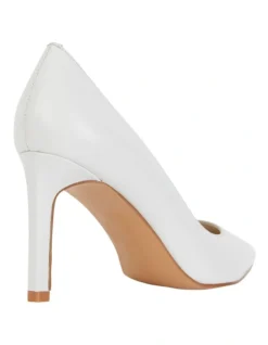 Octavia Heeled Shoes In White Leather 10 Octavia Heeled Shoes In White Leather -Myer Clothing Shop 830505970 4 720x928