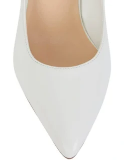 Octavia Heeled Shoes In White Leather 12 Octavia Heeled Shoes In White Leather -Myer Clothing Shop 830505970 6 720x928