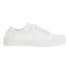 Switch White Canvas Sneakers