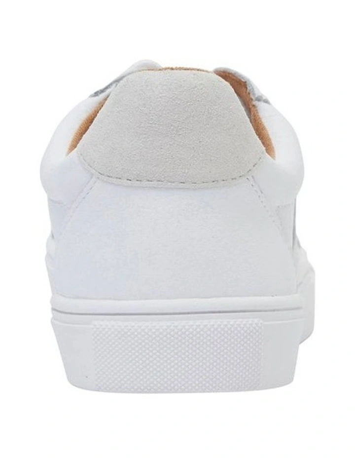 Stark Sneakers In White /Taupe Leather 4 Stark Sneakers In White /Taupe Leather - Image 4